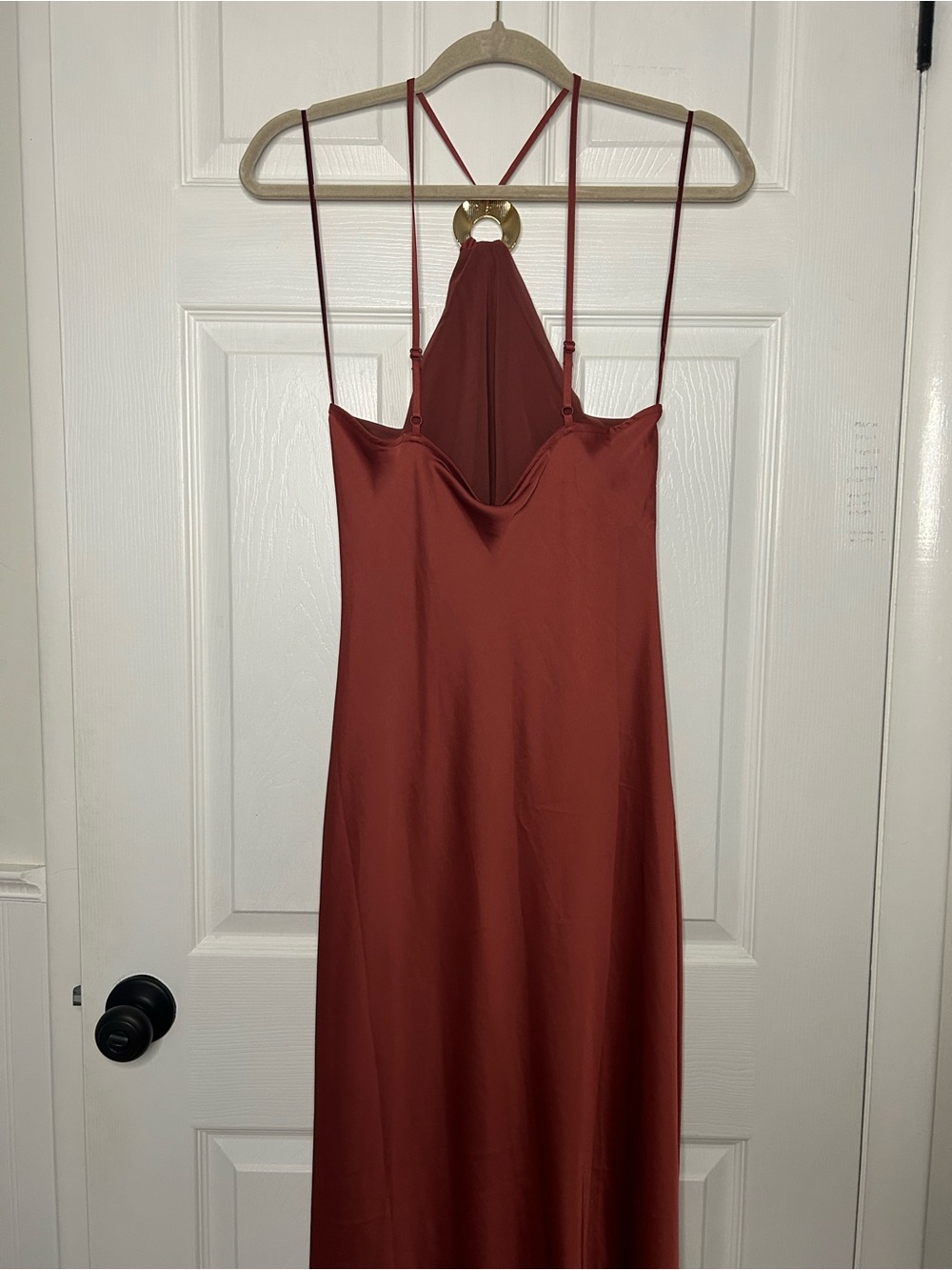 Anthropologie Veda Halter Slip Midi Dress - Picture 12 of 16